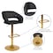 Flash Furniture Black Vinyl Adjustable Height Barstool CH-122070-BK-G-GG - alternate 8